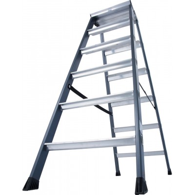 Анодированная Стремянка Krause SEPRO D 2х6 ступ Анодированная Стремянка Krause SEPRO D 2х6 ступ