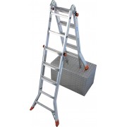 Шарнирная телескопическая Лестница Krause TeleMatic 4x5