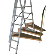 Универсальная лестница с доп. функцией Krause CORDA 3х7