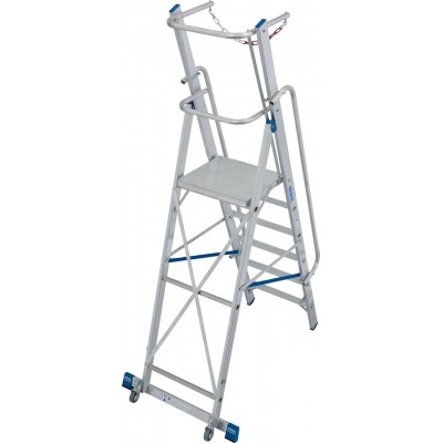 Стремянка Krause STABILO с большой площадкой Krause и дугой 6 ступ Стремянка Krause STABILO с большой площадкой Krause и дугой 6 ступ