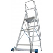 Стремянка Krause STABILO с большой площадкой Krause и дугой 6 ступ