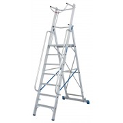 Стремянка Krause STABILO с большой площадкой Krause и дугой 7 ступ