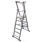 Телескопическая Лестница Krause с платформой STABILO 6-8