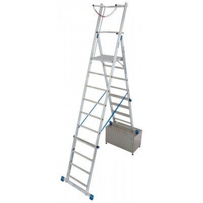 Телескопическая Лестница Krause с платформой STABILO 8-10 Телескопическая Лестница Krause с платформой STABILO 8-10