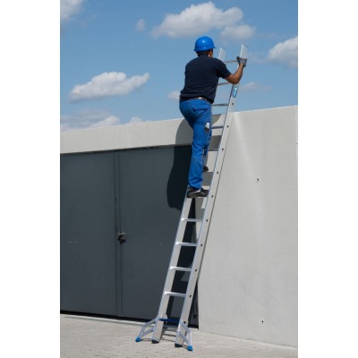 Двухсекционная выдвижная лестница Krause STABILO +S 2x12 Двухсекционная выдвижная лестница Krause STABILO +S 2x12