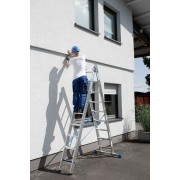 Двухсекционная универсальная лестница Krause STABILO +S 2x9