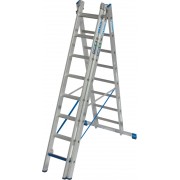 Трехсекционная универсальная лестница Krause STABILO +S 3х8