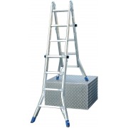 Шарнирная телескопическая Лестница Krause STABILO 4х4