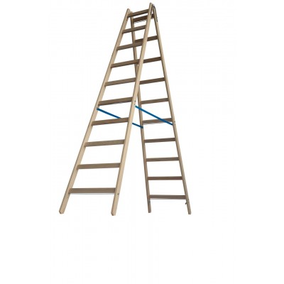 Деревянная Стремянка Krause 2х10 перекл. Деревянная Стремянка Krause 2х10 перекл.