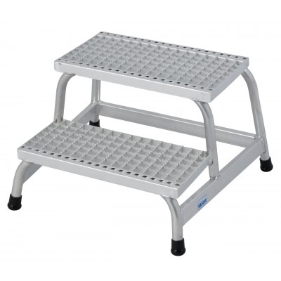 Монтажная Подставка Krause 2 ступ алюм решетка Монтажная Подставка Krause 2 ступ алюм решетка