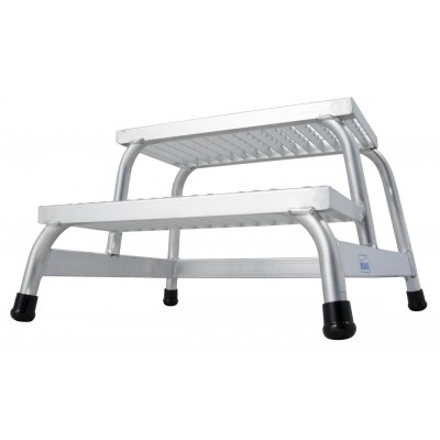 Монтажная Подставка Krause 2 ступ алюм решетка Монтажная Подставка Krause 2 ступ алюм решетка