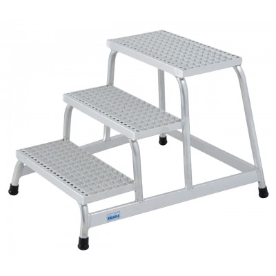 Монтажная Подставка Krause 3 ступ алюм решетка Монтажная Подставка Krause 3 ступ алюм решетка