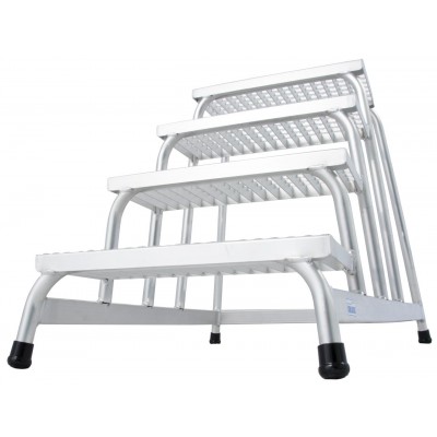 Монтажная Подставка Krause 4 ступ алюм решетка Монтажная Подставка Krause 4 ступ алюм решетка