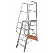 Лестница Krause с платформой VARIO Kompakt траверса 750 6 ступ.