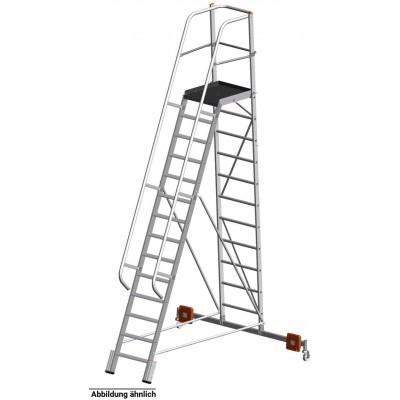 Лестница Krause с платформой VARIO Kompakt траверса 2000 10 ступ. Лестница Krause с платформой VARIO Kompakt траверса 2000 10 ступ.