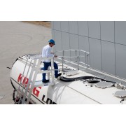 Трап для цистерн Krause круглое ограждение алюм. рифленый