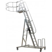 Трап для цистерн Krause круглое ограждение алюм. решетка