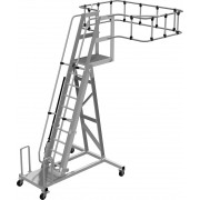 Трап для цистерн Krause угловое ограждение алюм. рифленый