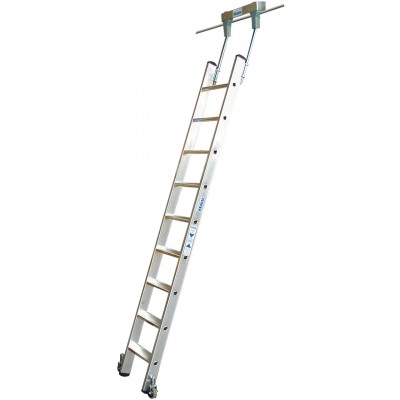 Стеллажная Лестница Krause для круглой шины 9 ступ. Стеллажная Лестница Krause для круглой шины 9 ступ.