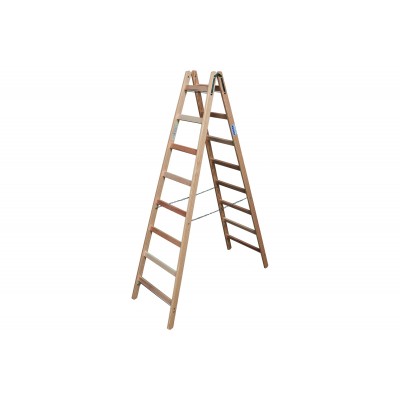 Деревянная двухсторонняя лестница Krause 2 х 8 пер. Деревянная двухсторонняя лестница Krause 2 х 8 пер.