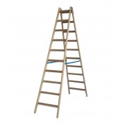 Деревянная Стремянка Krause 2х10 перекл.