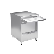 Прилавок нейтральный узкий без полок Марихолодмаш ПН6-У