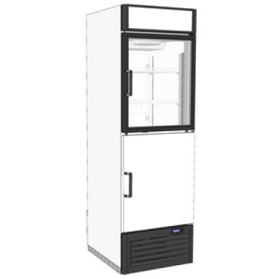 Холодильный шкаф Марихолодмаш Капри 0,5Н(СК) дверь стеклянная сверху, металл снизу Холодильный шкаф Марихолодмаш Капри 0,5Н(СК) дверь стеклянная сверху, металл снизу
