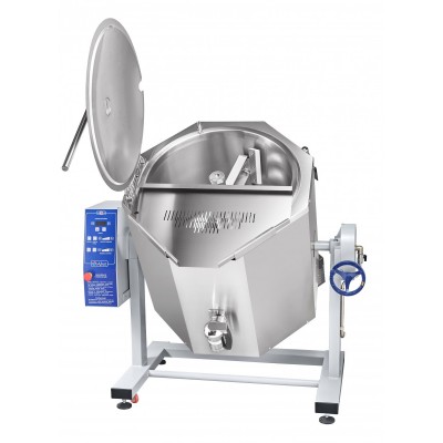 Котел пищеварочный электрический Abat КПЭМ-160-ОМР-ВК со сливным краном Котел пищеварочный электрический Abat КПЭМ-160-ОМР-ВК со сливным краном