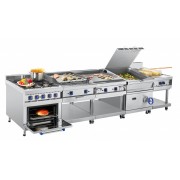 Газовая плита 6-ти горелочная Abat ПГК-69ЖШ 900 серия