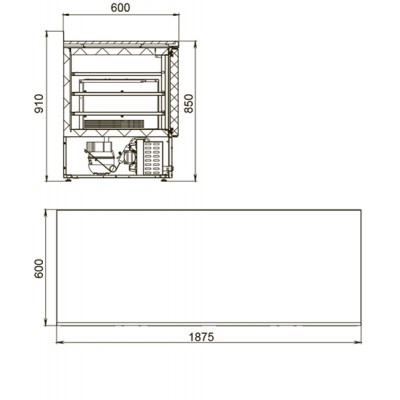 Морозильный стол Polair TBi4-G Морозильный стол Polair TBi4-G