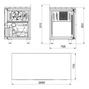 Холодильный стол Polair TM4GN-SC