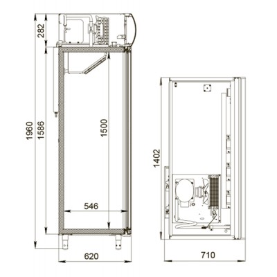 Холодильный шкаф Polair DM110Sd-S версия 2.0 Холодильный шкаф Polair DM110Sd-S версия 2.0
