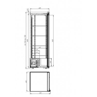 Холодильный шкаф Polair DW104-Bravo Холодильный шкаф Polair DW104-Bravo