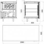 Холодильный стол Polair TM4-G