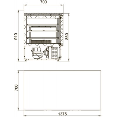 Морозильный стол Polair TBi3GN-G Морозильный стол Polair TBi3GN-G