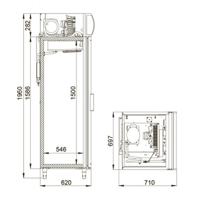 Холодильный шкаф Polair DP105-S Холодильный шкаф Polair DP105-S