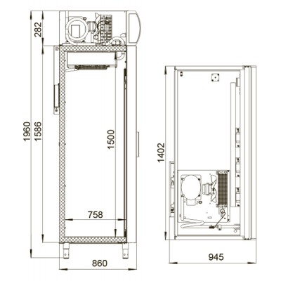 Холодильный шкаф Polair DM114Sd-S Холодильный шкаф Polair DM114Sd-S