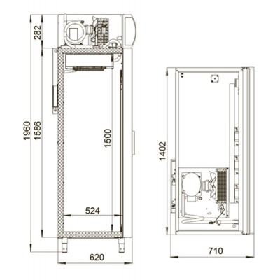 Холодильный шкаф Polair DM110-S Холодильный шкаф Polair DM110-S