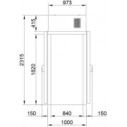 POLAIR КХН-1,28 Minicella MM 2 двери без пола