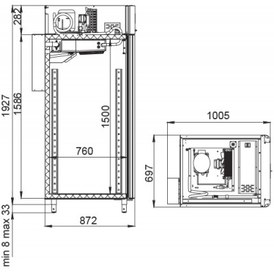 Холодильный шкаф Polair CS107 Cheese Тип 1 Холодильный шкаф Polair CS107 Cheese Тип 1