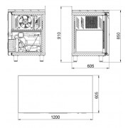 Холодильный стол Polair TM2-SC