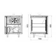 Морозильный стол Polair TB4GN-G
