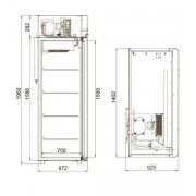 Холодильный шкаф Polair CV114-Sm Alu