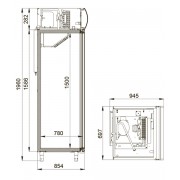 Холодильный шкаф Polair DM107-S версия 2.0