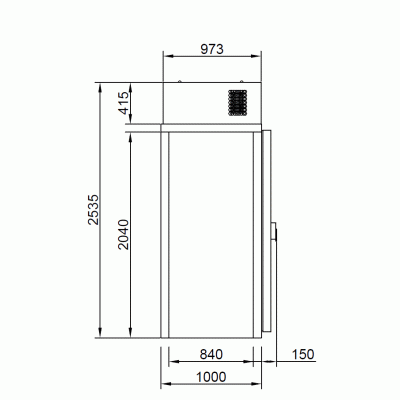 POLAIR КХН-1,44 Minicella MM без пола POLAIR КХН-1,44 Minicella MM без пола