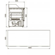 Холодильный стол Polair TMi4GNpizza-G
