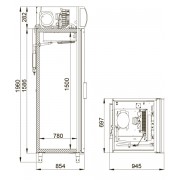 Холодильный шкаф Polair DM107-S