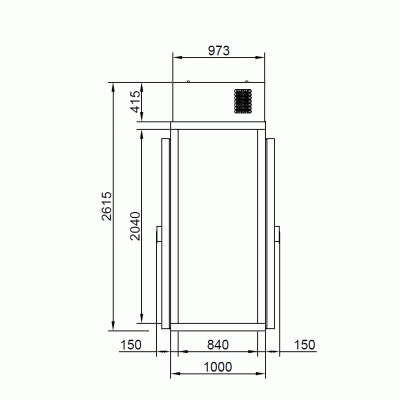 POLAIR КХН-1,44 Minicella MB 2 двери POLAIR КХН-1,44 Minicella MB 2 двери