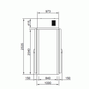 POLAIR КХН-1,44 Minicella MM 2 двери без пола