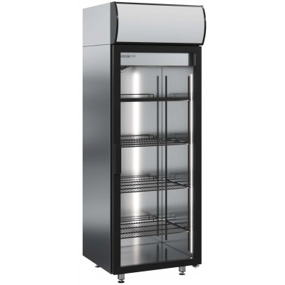 Холодильный шкаф Polair DM105-G (ШХ-0.5 ДС нерж) Холодильный шкаф Polair DM105-G (ШХ-0.5 ДС нерж)
